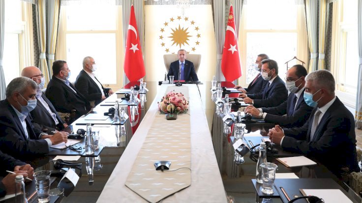 Cumhurbaşkanı Erdoğan, Hamas lideri İsmail Haniye ile görüştü