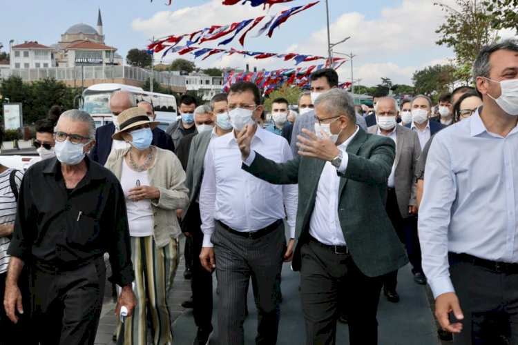 İMAMOĞLU’NDAN JÜRİ ÜYELERİYLE ÜSKÜDAR GEZİSİ