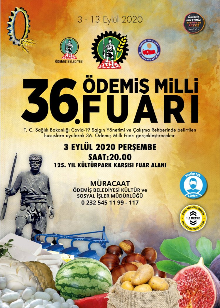 36. Ödemiş Milli Fuarı, Koronavirüs tedbirleriyle açılacak 