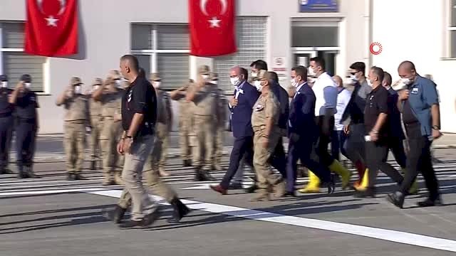 Selde şehit düşen Uzman Çavuş Onur Kıran için tören düzenlendi