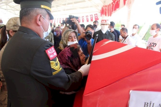 Libya’da şehit olan Uzman Çavuş Yılmaz’ın naaşı memleketine uğurlandı