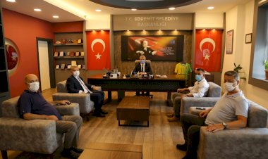  MUSTAFA CANBEY BAŞKAN ARSLAN’I ZİYARET ETTİ