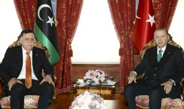 Cumhurbaşkanı Erdoğan Libya Lideri Serrac'la İstanbul'da Görüştü