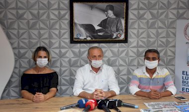 BAŞKAN ATABAY GAZETECİLERLE BİR ARAYA GELDİ.
