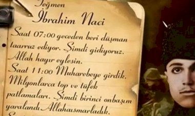 Arkasında bir vatan bırakan  şehit teğmenin günlüğü!