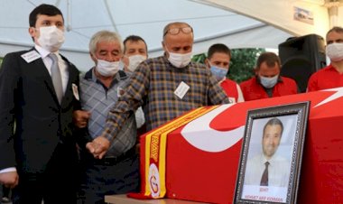 Şehit Kızılay personeli son yolculuğuna uğurlandı