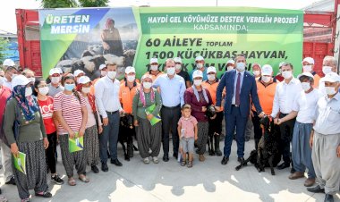 MERSİN BÜYÜKŞEHİR, “HAYDİ GEL KÖYÜMÜZE DESTEK VERELİM PROJESİ”Nİ BAŞLATTI
