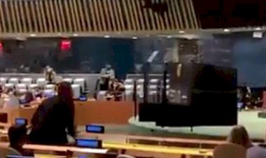 BM’de rezillik: Erdoğan konuşurken salonu terk etti