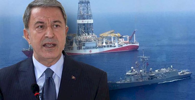Hulusi Akar'dan Doğu Akdeniz mesajı: En küçük ihlale dahi izin vermeyeceğiz