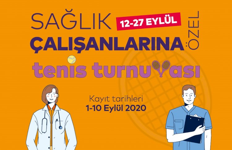 İBB’DEN SAĞLIK ÇALIŞANLARINA ÖZEL TENİS TURNUVASI