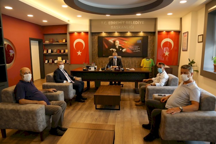  MUSTAFA CANBEY BAŞKAN ARSLAN’I ZİYARET ETTİ