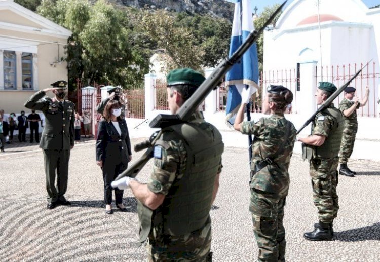 Yunanistan Cumhurbaşkanı Sakellaropulu Meis'te CNN'e konuştu, 'Barış için savaşa hazırlıklı olmalısınız' dedi
