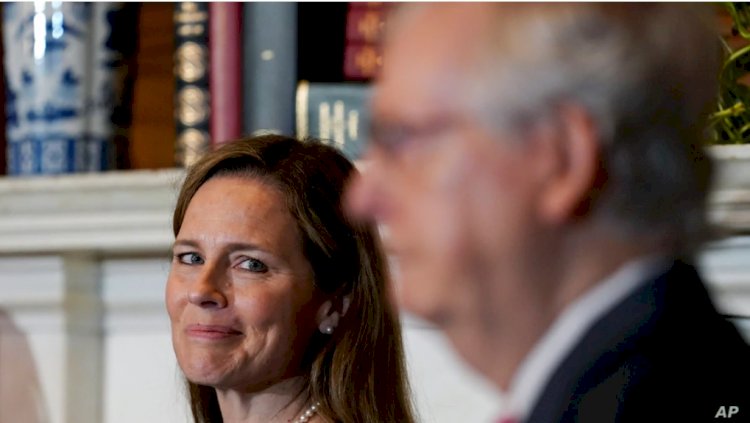 Trump Supreme Court Nominee Meets with Republican Leadership