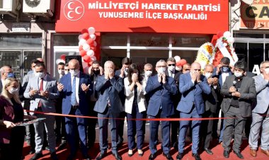 MHP Yunusemre İlçe Binasının Açılışı Yapıldı