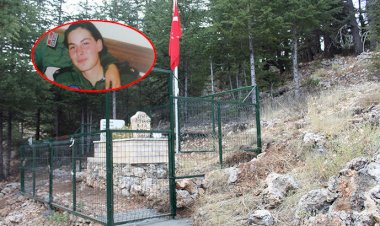 Türkiye'nin ilk şehit kadın pilotu! Uçağının düştüğü yere ikinci mezar
