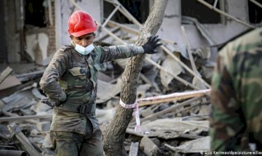 Gence kentine füze saldırısında 13 kişi hayatını kaybetti