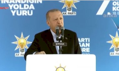 Erdoğan: 'Herhangi bir yerde aksaklık varsa muhatabınız burada'