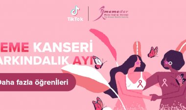 TikTok, Meme Kanseri Farkındalık Ayı için MEMEDER ile pespembe!