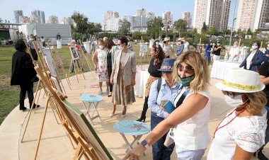 Karşıyakalı 40 Kadından Mozaik Sergisi
