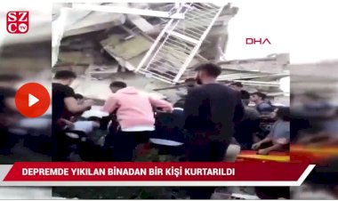 İzmir’de üç kişi enkazdan sağ olarak çıkarıldı
