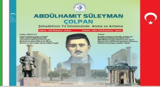 Özbek aydın Şehit Çolpan'a vefa