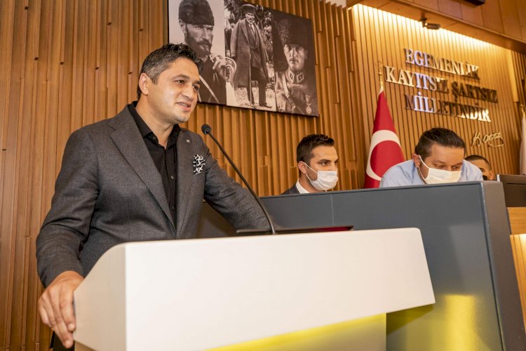 Başkan Serkan Acar, İzmir Büyükşehir Belediye Başkanı Tunç Soyer İle Buluştu.