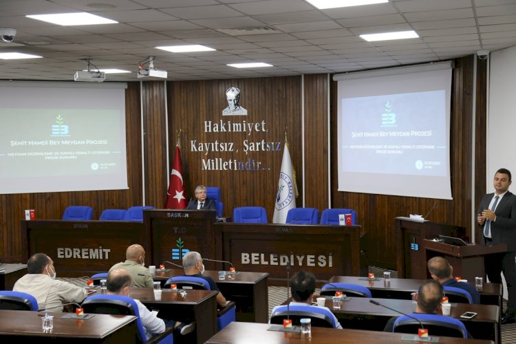 ŞEHİT HAMDİ BEY MEYDAN PROJESİ İÇİN DÜĞMEYE BASILDI
