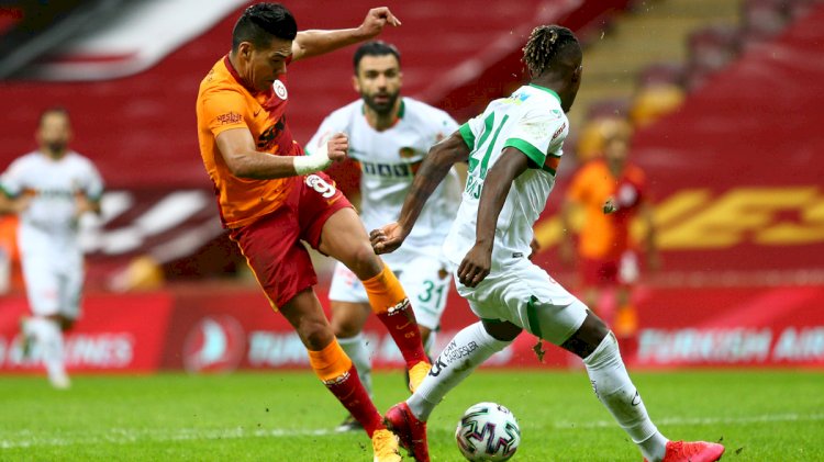 Galatasaray sahasında, Alanyaspor'a mağlup oldu