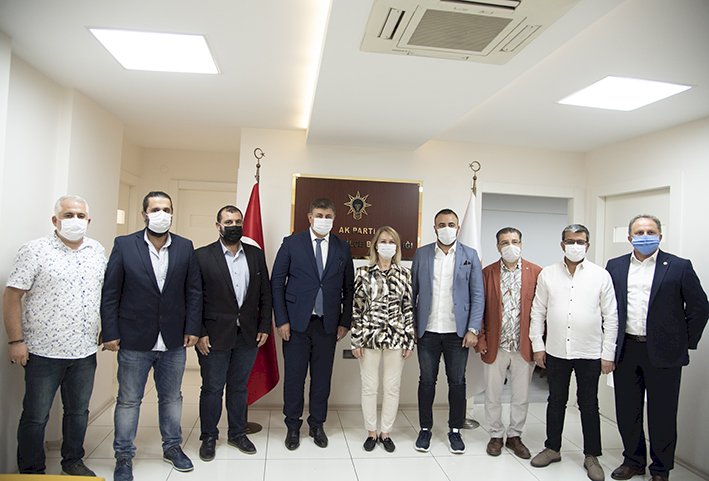 CHP’li Belediye Başkanından AK Parti İlçe Başkanına hayırlı olsun ziyareti