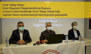 İzmir Tabip Odası İzmir Depremi Değerlendirme Raporu