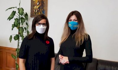 EMİNE CEPPAR, KANADA'NIN UKRAYNA BÜYÜKELÇİSİ İLE BİR ARAYA GELDİ