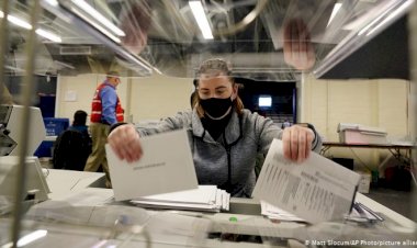 Biden önde: Gözler beş eyalette. Biden 264, Trump 214