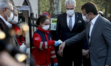 İMAMOĞLU’NDAN KAHRAMAN İTFAİYECİLERE ZİYARET: “İYİ Kİ VARSINIZ…”