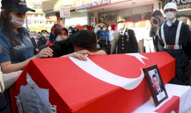Şehit Astsubay Emre Dokumacı gözyaşlarıyla uğurlandı