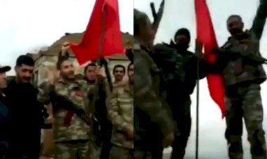 Azerbaycan ordusu, Karabağ’ın tepesine Türk bayrağı dikti