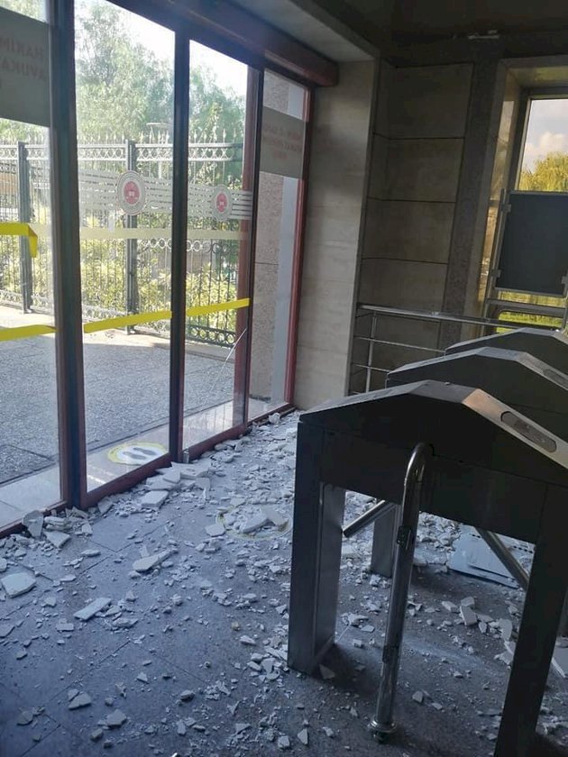 Facianın izleri adliye binasında!