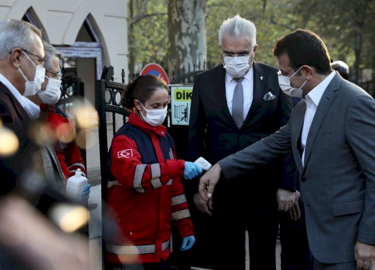 İMAMOĞLU’NDAN KAHRAMAN İTFAİYECİLERE ZİYARET: “İYİ Kİ VARSINIZ…”