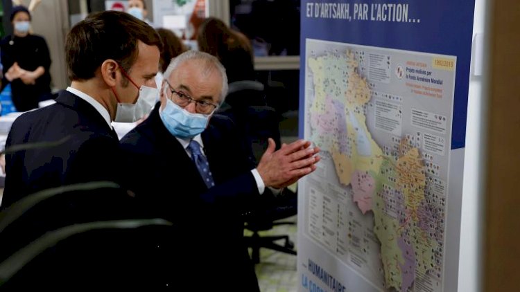 Macron'dan Fransa'daki Ermeni toplumuna destek ziyareti