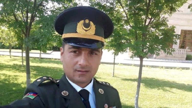 Azerbaycan şehidinin kabrinde Galatasaray bayrağı