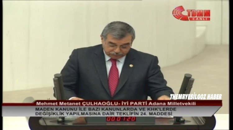 Mehmet Metanet ÇULHAOĞLU 27. Dönem Adana Milletvekili