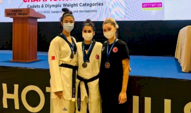 Avrupa Taekwondo Şampiyonası’nda 3 madalya