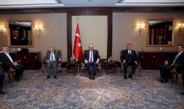 KIRIMOĞLU, MEVLÜT ÇAVUŞOĞLU VE HULUSİ AKAR İLE GÖRÜŞTÜ