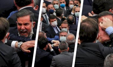 Meclis'te 'Erdoğan' kavgası: AK Partililerle CHP'liler birbirine girdi