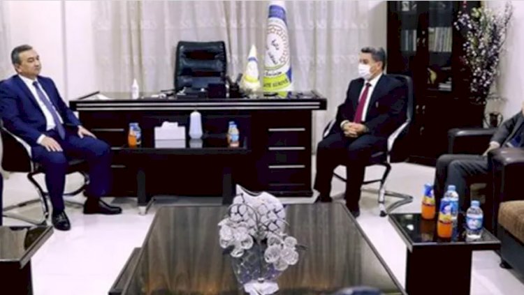 ÖZBEKİSTAN HEYETİNDEN SURİYE'DE PYD/YPG'YE ZİYARET