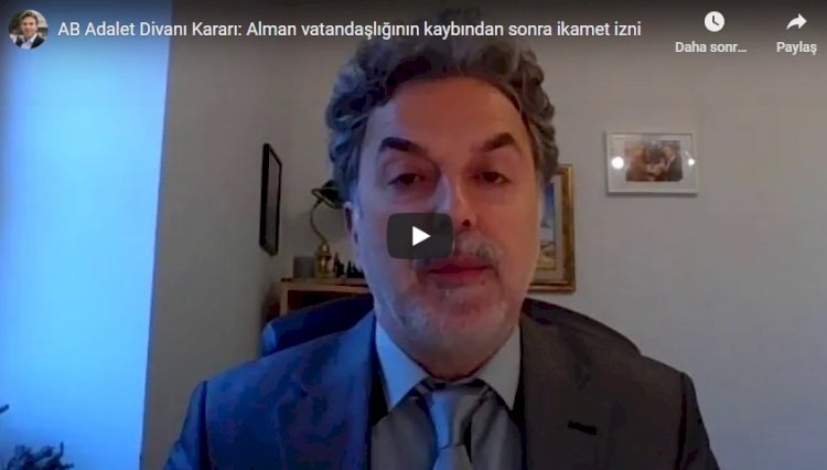 AB Adalet Divanı'ndan Türkler için 'çifte vatandaş' kararı
