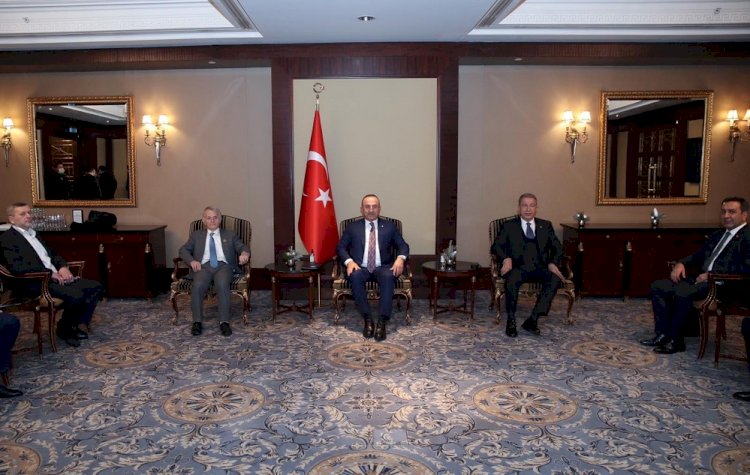KIRIMOĞLU, MEVLÜT ÇAVUŞOĞLU VE HULUSİ AKAR İLE GÖRÜŞTÜ