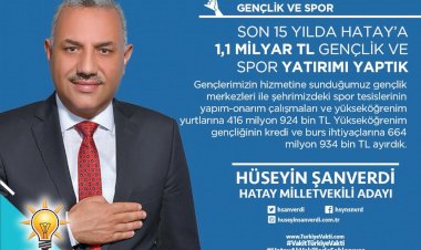 Hüseyin ŞANVERDİ 27. Dönem Hatay Milletvekili
