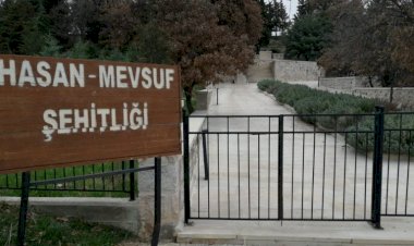 Şehitlikte çevre düzenlemesi çalışmaları bitti