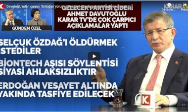 Bu yolun sonu iyi değil