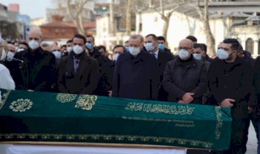 Cumhurbaşkanı Erdoğan, Yavuz Bahadıroğlu’nun cenaze namazına katıldı